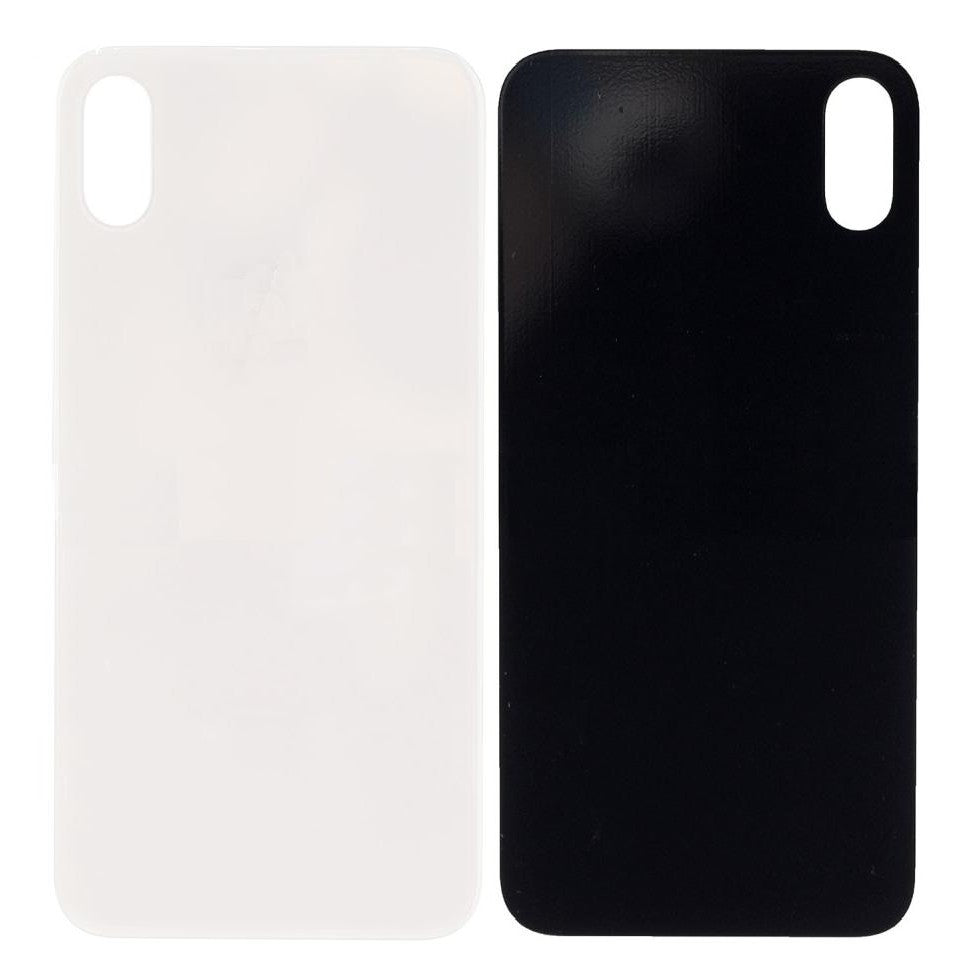 Back Glass Panel for Apple iPhone X Silver - EGFix Back Glass Panel for Apple iPhone X Silver - EGFix
